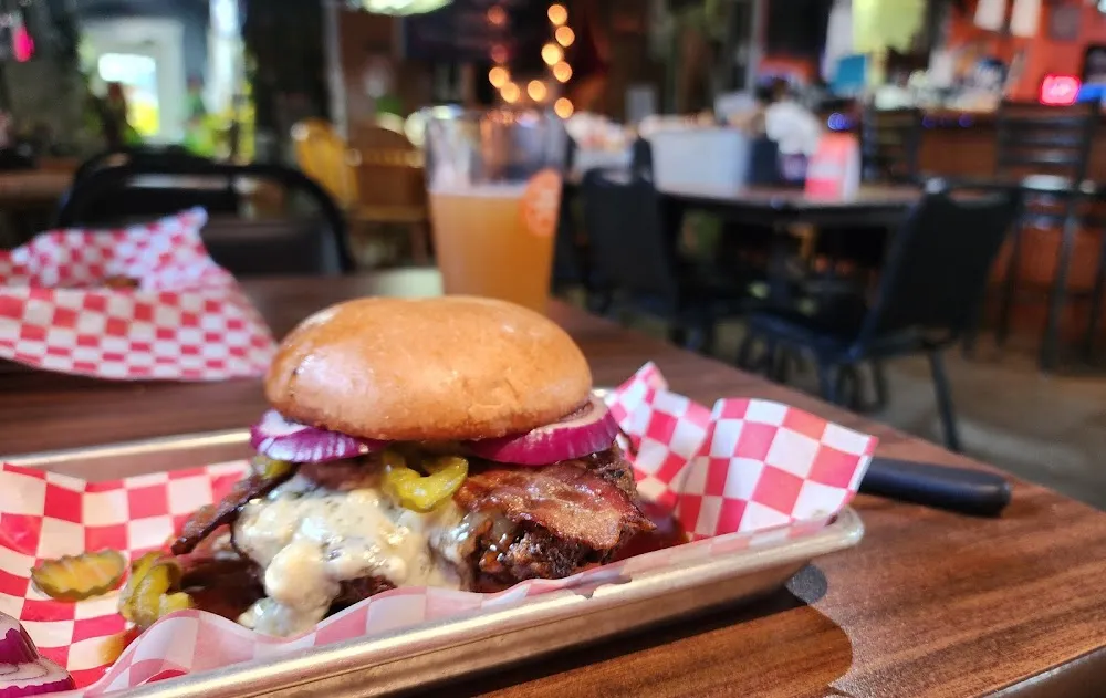 Bacon and Blue Burger